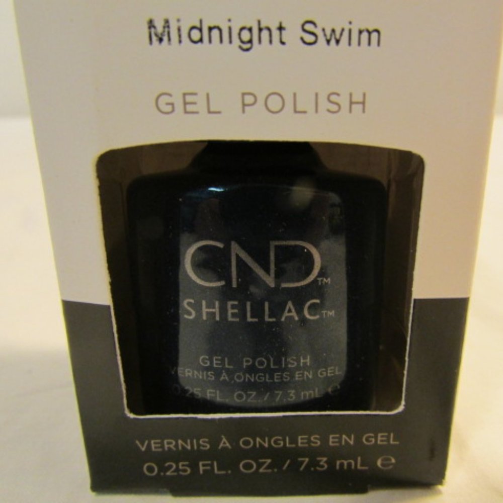 CND Shellac Brand Gel Polish “Midnight Swim” .25 oz